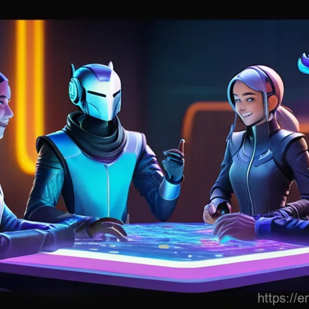 테일즈런너 공략 커뮤니티 추천 - **Discord Community Hangout**
"A vibrant, eye-level, slightly wide-angle digital illustration de...