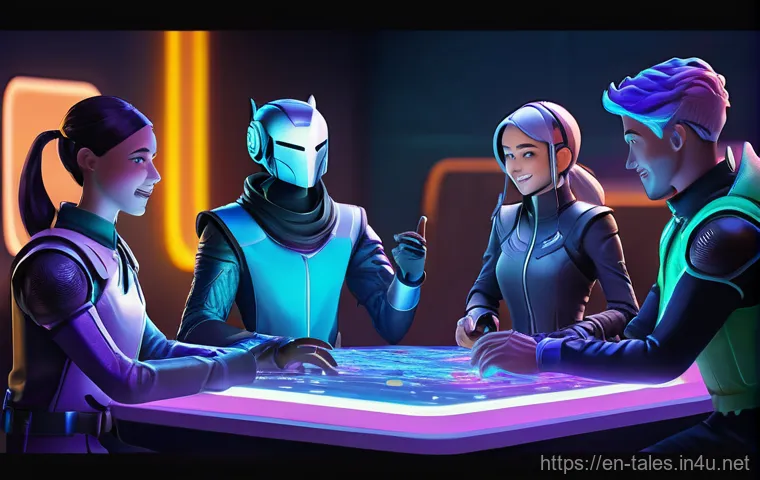 테일즈런너 공략 커뮤니티 추천 - **Discord Community Hangout**
"A vibrant, eye-level, slightly wide-angle digital illustration de...