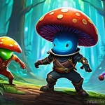 테일즈런너 계급 승급 조건 - **Prompt:** A dynamic illustration of a team of three diverse Tales Runner characters, fully clothed...